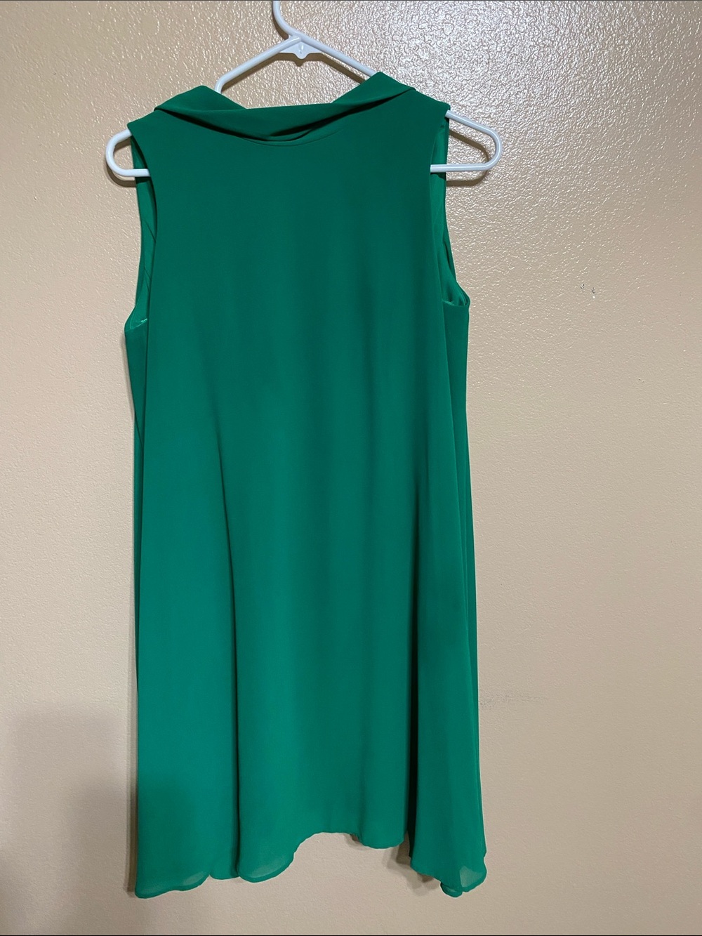 Eliza J Sleeveless Emerald Green A-Line Dress